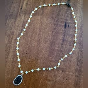 Black Stone Necklace
